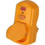 Adaptateur de sécurité IP54 331-7-2, finition Jaune, vue complémentaire 1