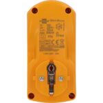 Adaptateur de sécurité IP54 331-7-2, finition Jaune, vue complémentaire 3