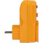 Adaptateur de sécurité IP54 331-7-2, finition Jaune, vue complémentaire 4