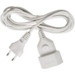 BRENNENSTUHL - Cordon prolongateur en plastique 3m blanc H03VVH2-F 2x0