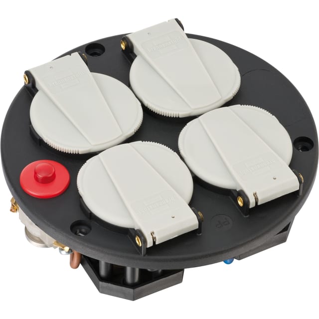 BRENNENSTUHL - Module équipé de 4 prises IP20 230V/16A Thermostat avec témoin lumineux *FR* - 1081084