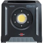Projecteur LED portable multi-batterie 4500 lm IP65, configuration visible, vue complémentaire 1