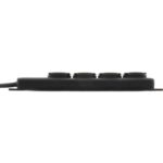 Multiprise étanche IP44 4 prises noir 2 m, 16 A, vue complémentaire 1