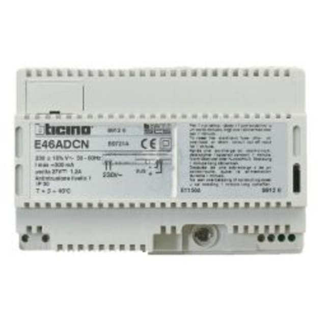 BTICINO - Alimentation pour My Home système d'automatisation - 230V - 300mA - 1