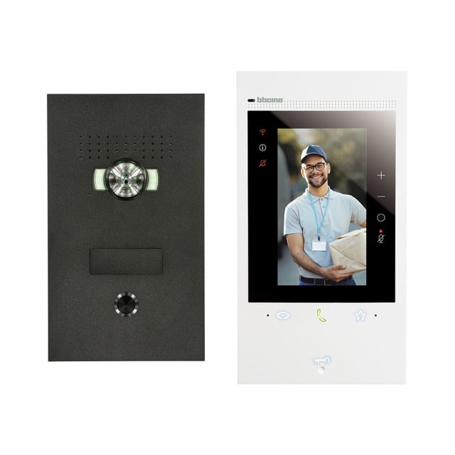 BTICINO - Kit avec poste extérieur LUNA et Classe 300EOS with Netatmo - 363930