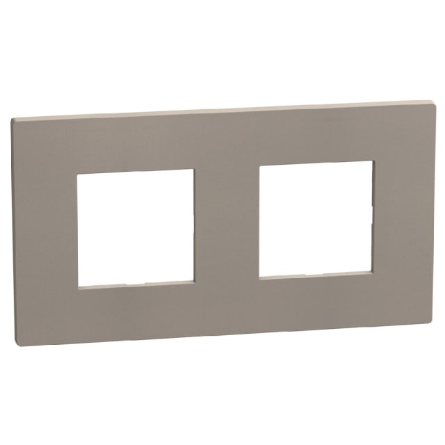 BTICINO - LightN plaque 2x2 mod 71mm stone - YA4802M2GG