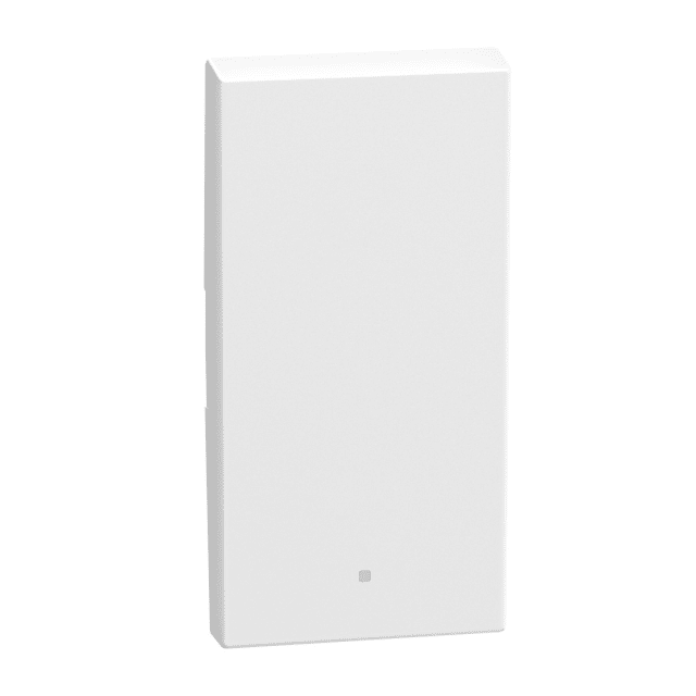 Touche MyHOME 1 module sans symbole blanche, configuration visible