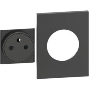BTICINO - Living Now enjo prise affleurante 2P+T noir 3 modules pour prise de courant - KG55M3F