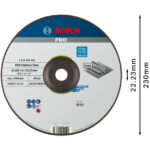 Disque à meuler inox 230 x 6 mm, vue complémentaire 2