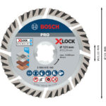 Disque diamant X-LOCK multi-matériaux 125 mm 2608615166 – Image 5