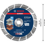 Disque diamant multi-matériaux 230 mm, vue complémentaire 4