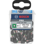 Embout de vissage Impact Pozidriv PZ2 25 mm, vue complémentaire 1