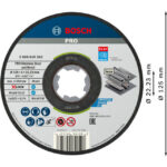 Disque à tronçonner inox X-LOCK 125 x 1 x 22,23 mm, configuration visible, vue complémentaire 4