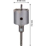 Couronne trépan SDS+ béton 68 x 54 mm, vue complémentaire 2