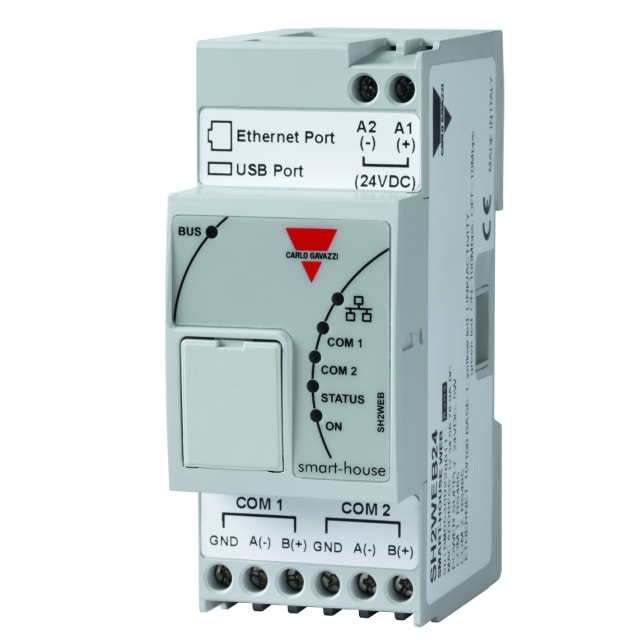 CARLO GAVAZZI - SMART DUPLINE CONTROLEUR SERVEUR WEB 24VCC - SH2WEB24 CARLO GAVAZZI - SMART DUPLINE CONTROLEUR SERVEUR WEB 24VCC - SH2WEB24