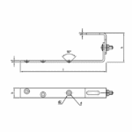 Crochet de toit réglable pour ardoise 30 60/5, en Inox A2, vue complémentaire 3