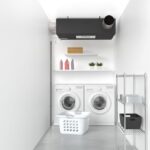 Unité de ventilation double flux type D 450 m³/h, dimensions 1160 x 725 x 438 mm, vue complémentaire 3