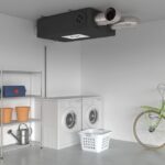 Unité de ventilation double flux type D 450 m³/h, dimensions 1160 x 725 x 438 mm, vue complémentaire 4