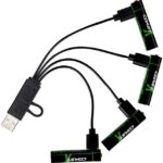 Pile rechargeable AAA lithium-ion USB-C 1,5V, configuration visible, vue complémentaire 3