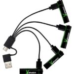 Pile rechargeable AAA lithium-ion USB-C 1,5V, configuration visible, vue complémentaire 4