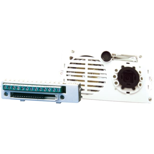 Unité audio vidéo noir Comelit détail produit Détails visibles de Unité audio vidéo noir et blanc Simplebus Powercom 4660 pour Platines de rue