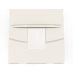 Plaque frontale 45x45 1 port blanc, en Plastique, vue complémentaire 1