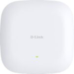 Point d'accès Wi-Fi 7 Nuclias Connect, finition blanc, vue complémentaire 1