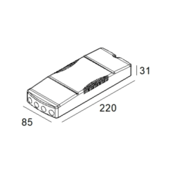 DELTA LIGHT - INFORM POWER SUPPLY 60W DIM5 - 25510 0405