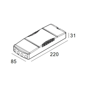 DELTA LIGHT - INFORM POWER SUPPLY 60W DIM5 - 25510 0405