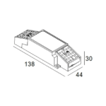 Alimentation LED dimmable 20W mA DIM8 21012 0278, IP20, vue complémentaire 1