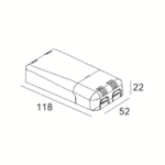 Alimentation LED dimmable multipuissance IP20, configuration visible, vue complémentaire 1