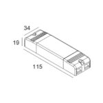 Alimentation LED courant constant 250 mA 10 W 21012 0080 – Image 2