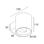 Applique murale LED 2700K blanc 271 05 92 W-W, IP20, vue complémentaire 1