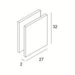 Embout de finition B pour rail 23358 0320 B, finition noir, vue complémentaire 1