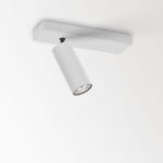Détails visibles de Spot plafond LED orientable blanc 2700K pour Spots en saillie