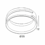 Bague pour tube SPY 39 noire 24144 0010 B – Image 2