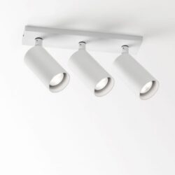 DELTA LIGHT - Spyco On 3 Hi spot apparent 1x35W GU10 blanc - 414 353 30 W