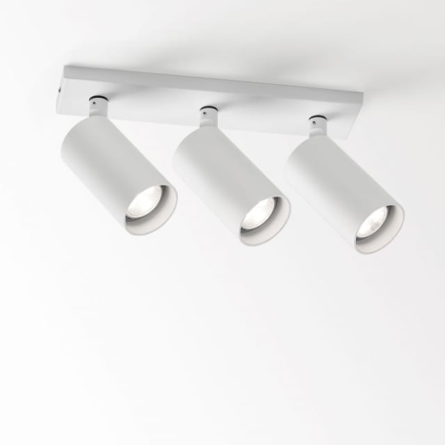DELTA LIGHT - Spyco On 3 Hi spot apparent 1x35W GU10 blanc - 414 353 30 W