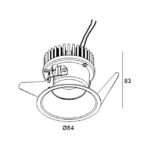 Spot encastrable plafond VARO AC dimmable 21918 9228 B – Image 2