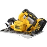 Scie circulaire sans fil 18V XR Brushless, configuration visible, vue complémentaire 1
