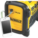 Radio de chantier FM AM AUX 230V XR, finition jaune, vue complémentaire 6