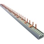 Peigne de raccordement 4P 10 mm² 3 phases + neutre, configuration visible, vue complémentaire 1