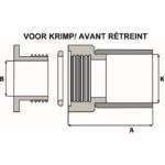 Presse-étoupe thermorétractable 27-13 mm ELC-3 – Image 2