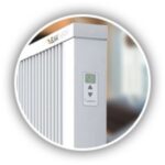 Radiateur électrique à inertie 2000 W blanc 99 x 63 cm – Image 2