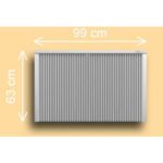 Radiateur électrique à inertie 3000 W blanc ELKSD300 – Image 3