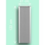 Radiateur électrique à inertie 1500 W blanc ELKSL150 – Image 3