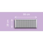 Radiateur électrique à inertie 1500 W blanc SN150 – Image 3