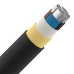 Câble énergie aluminium XLPE/PVC 1kV Eca 4X150, configuration visible, vue complémentaire 1