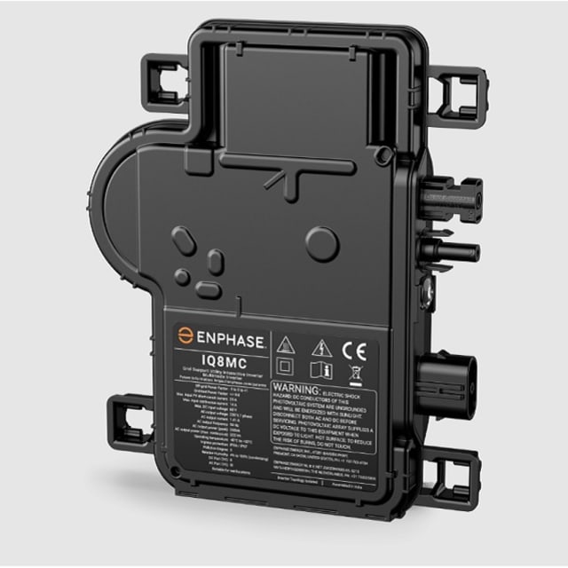 Micro-onduleur solaire 330 VA MC4, configuration visible