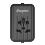 Adaptateur de voyage universel USB-C USB, finition Noir, vue complémentaire 2